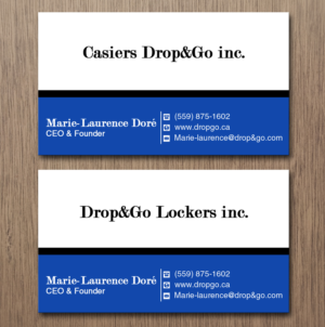 Business Card Design by Lanka Ama for Drop&Go Lockers | Design: #9353690