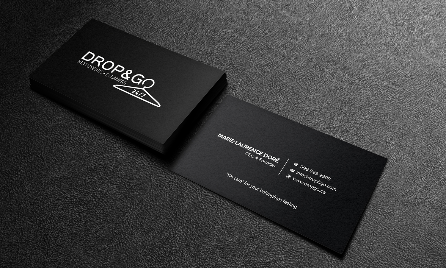 Visitenkarten-Design von Stylez Designz für Drop&Go Lockers | Design #9446383