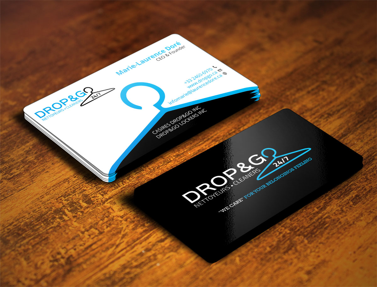 Business Card Design by Verified artistry (Design garden) for Drop&Go Lockers | Design #9438335