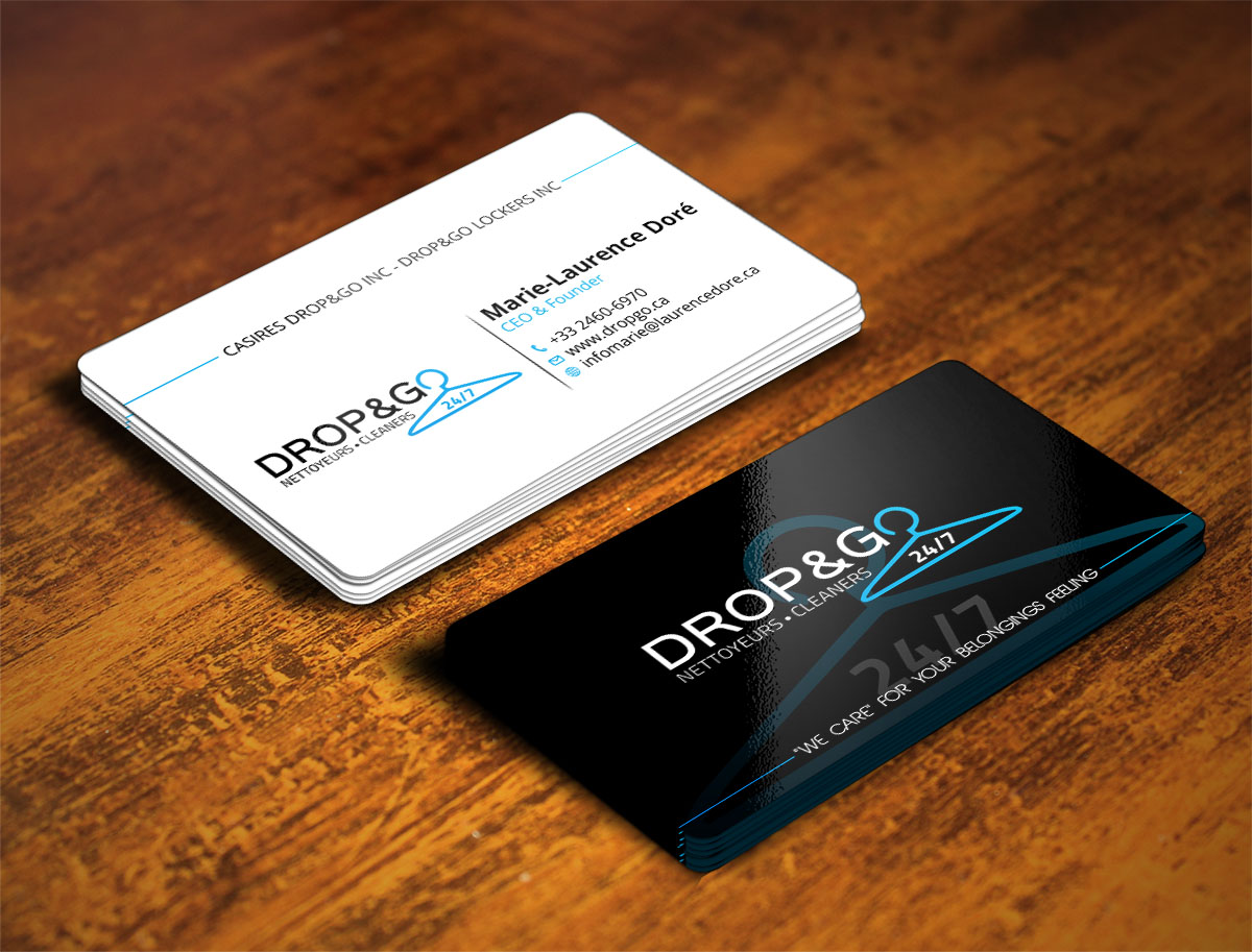 Business Card Design by Verified artistry (Design garden) for Drop&Go Lockers | Design #9438337