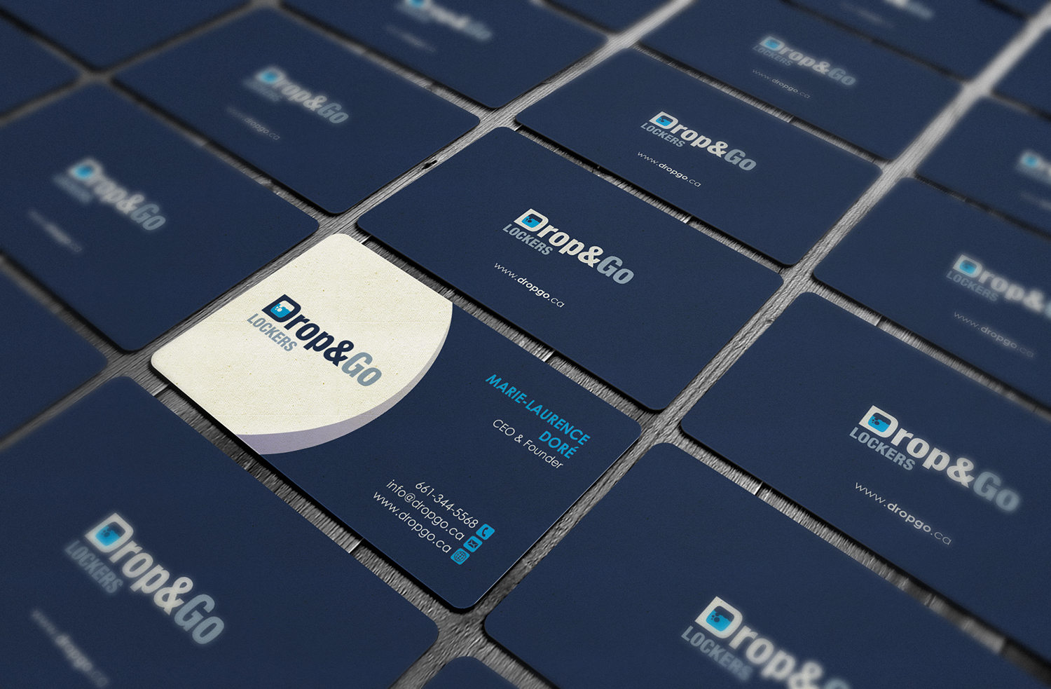 Business Card Design by logodentity for Drop&Go Lockers | Design #9369578
