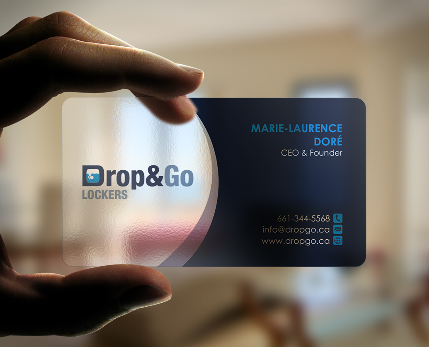 Business Card Design by logodentity for Drop&Go Lockers | Design #9369601