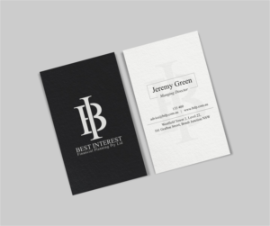 Business Card Design by INDIAN_Ashok for Best Interest Financial Planning Pty Ltd | Design: #9507310