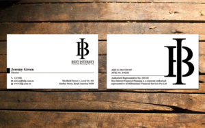 Business Card Design by Verified artistry (Design garden) for Best Interest Financial Planning Pty Ltd | Design: #9531676