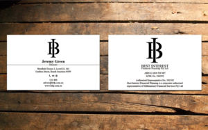 Business Card Design by Verified artistry (Design garden) for Best Interest Financial Planning Pty Ltd | Design: #9531681