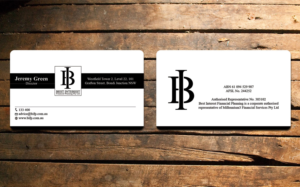 Business Card Design by Verified artistry (Design garden) for Best Interest Financial Planning Pty Ltd | Design: #9531688