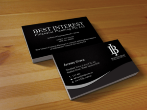 Business Card Design by Creations Box 2015 for Best Interest Financial Planning Pty Ltd | Design: #9512416