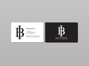 Business Card Design by Creations Box 2015 for Best Interest Financial Planning Pty Ltd | Design: #9512423