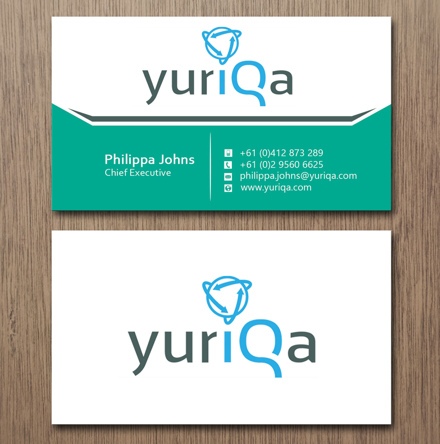 Design de Carte de Visite par Lanka Ama pour Yuriqa Pty Ltd | Design #9339575