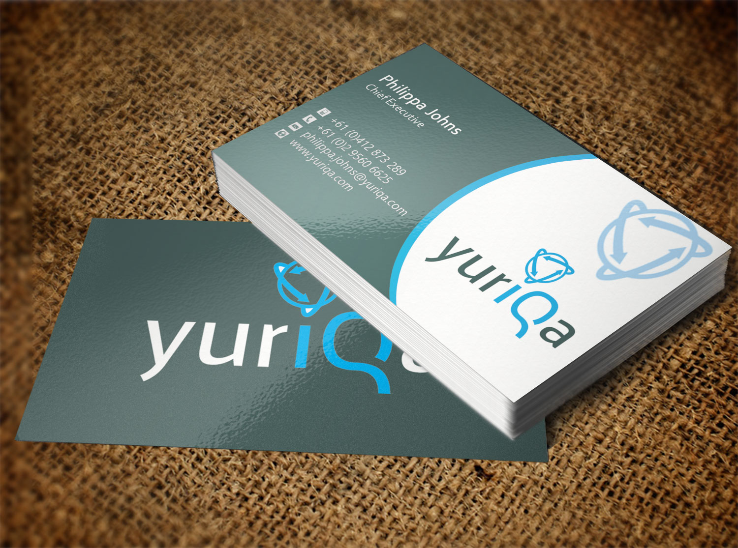 Business Card Design by Lanka Ama for Yuriqa Pty Ltd | Design #9339582