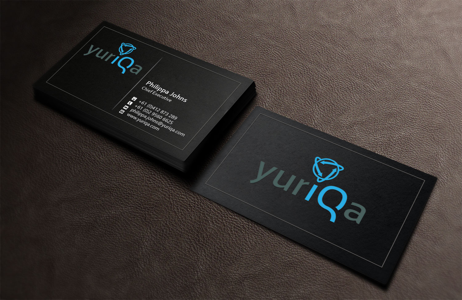 Design de Carte de Visite par Lanka Ama pour Yuriqa Pty Ltd | Design #9339584