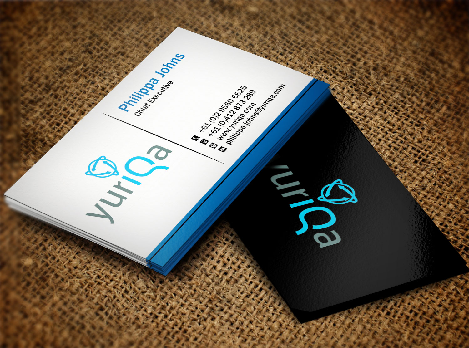 Diseño de Tarjeta de Presentación por Lanka Ama para Yuriqa Pty Ltd | Diseño #9339617