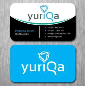 Design de Carte de Visite par Lanka Ama pour Yuriqa Pty Ltd | Design : #9339625