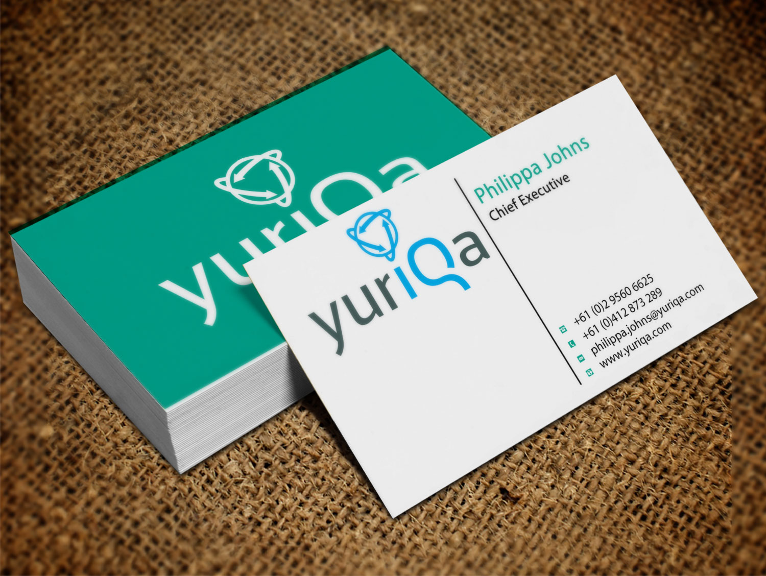 Business Card Design by Lanka Ama for Yuriqa Pty Ltd | Design #9339629