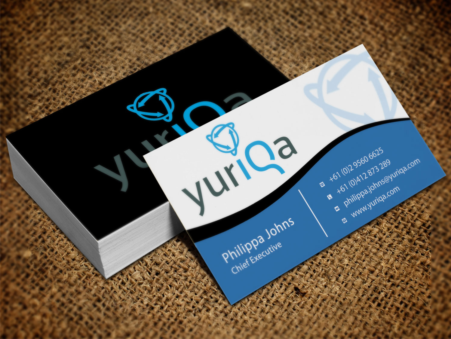 Business Card Design by Lanka Ama for Yuriqa Pty Ltd | Design #9339630