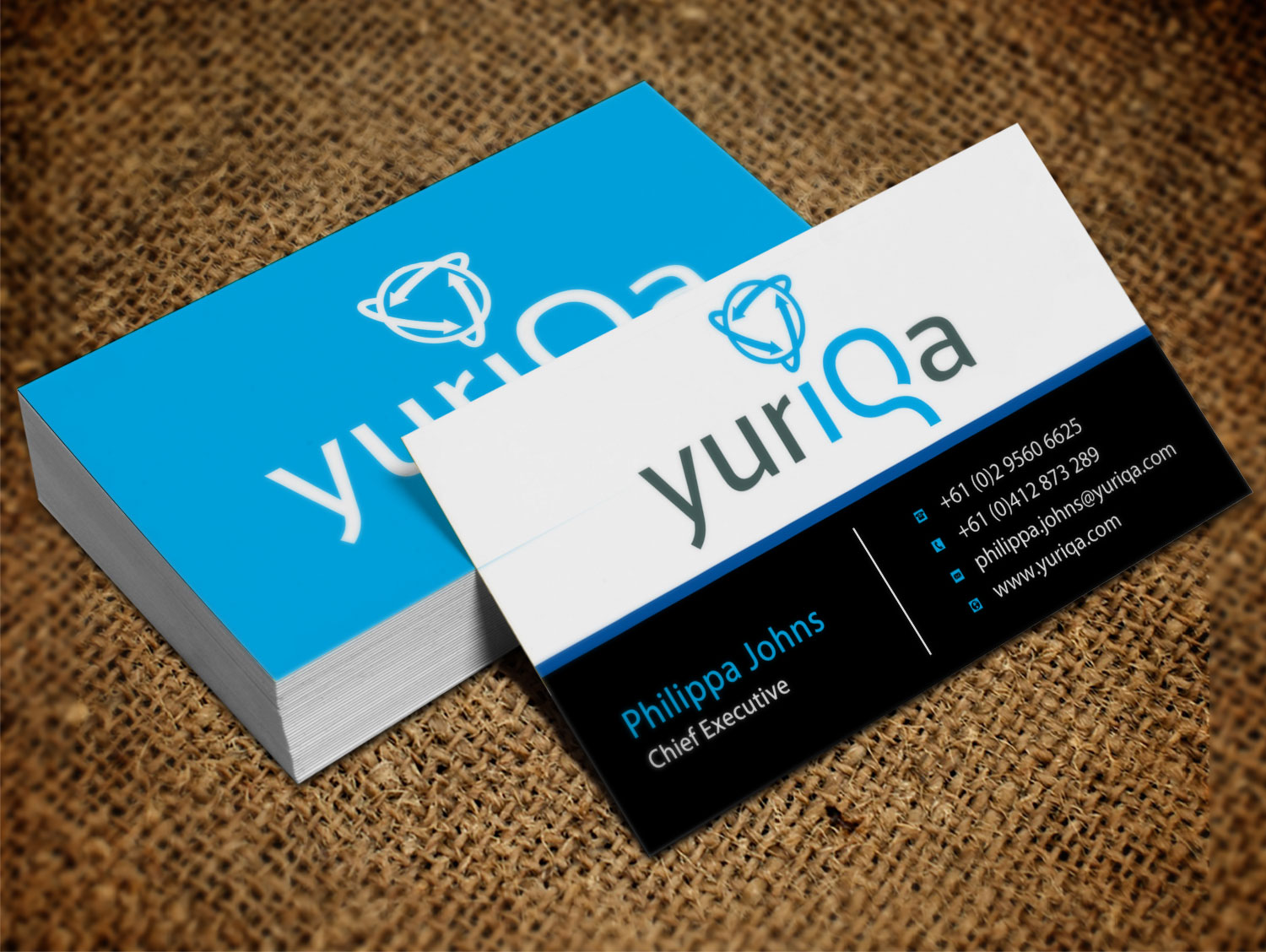 Business Card Design by Lanka Ama for Yuriqa Pty Ltd | Design #9339631