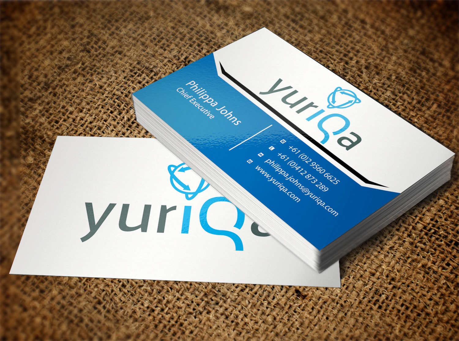 Business Card Design by Lanka Ama for Yuriqa Pty Ltd | Design #9339632