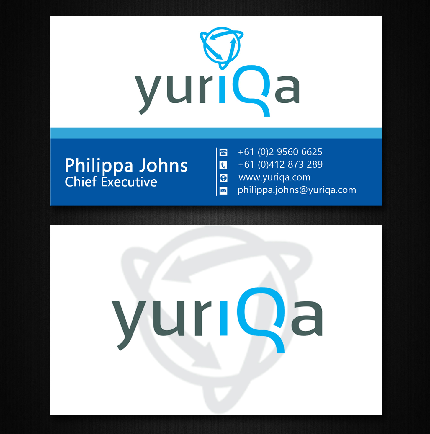 Business Card Design by Lanka Ama for Yuriqa Pty Ltd | Design #9339640