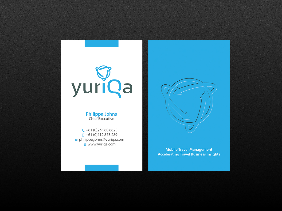 Design de Carte de Visite par Creations Box 2015 pour Yuriqa Pty Ltd | Design #9344792