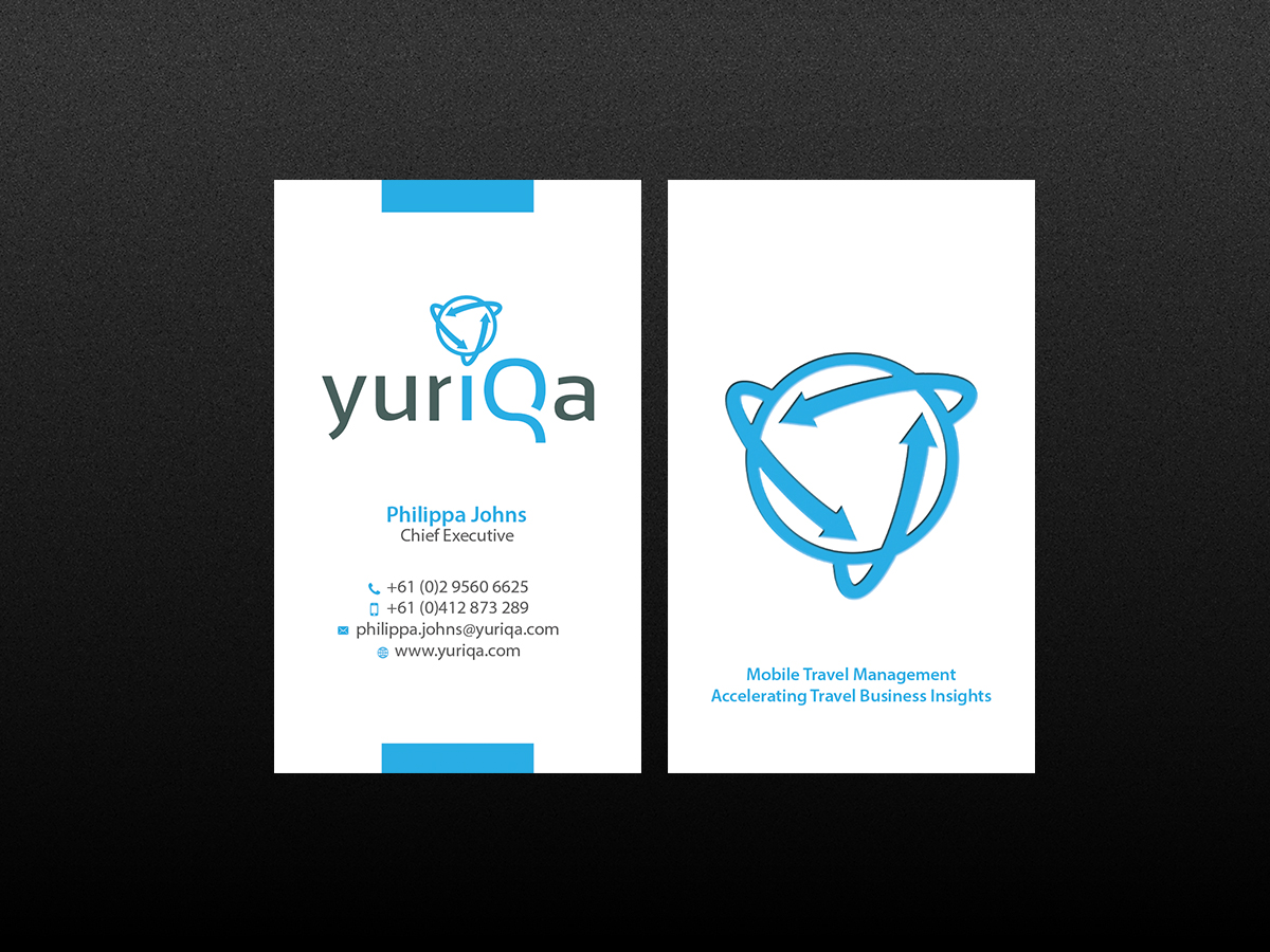 Design de Carte de Visite par Creations Box 2015 pour Yuriqa Pty Ltd | Design #9344798