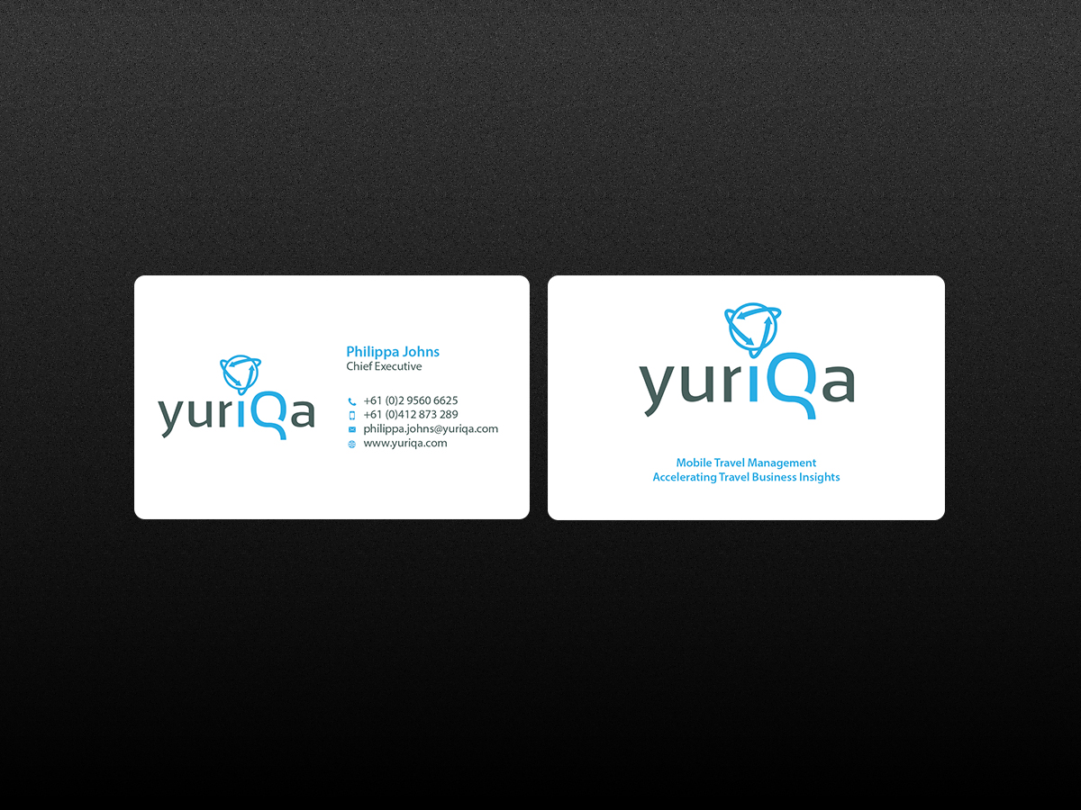 Design de Carte de Visite par Creations Box 2015 pour Yuriqa Pty Ltd | Design #9344800