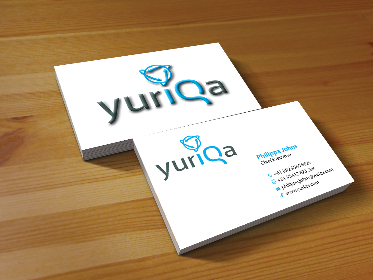 Design de Carte de Visite par Creations Box 2015 pour Yuriqa Pty Ltd | Design #9344819