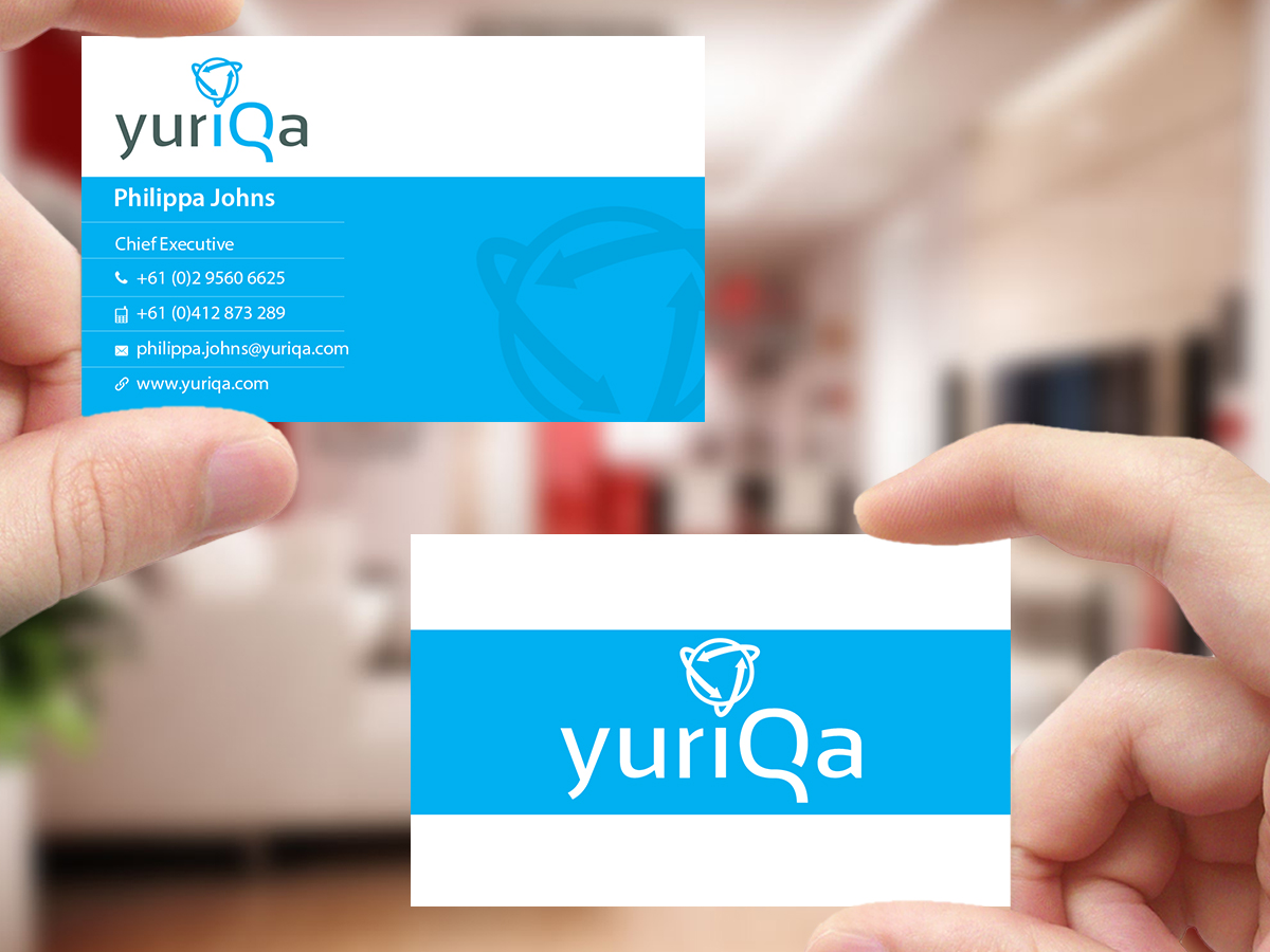 Business Card Design by Creations Box 2015 for Yuriqa Pty Ltd | Design #9344827