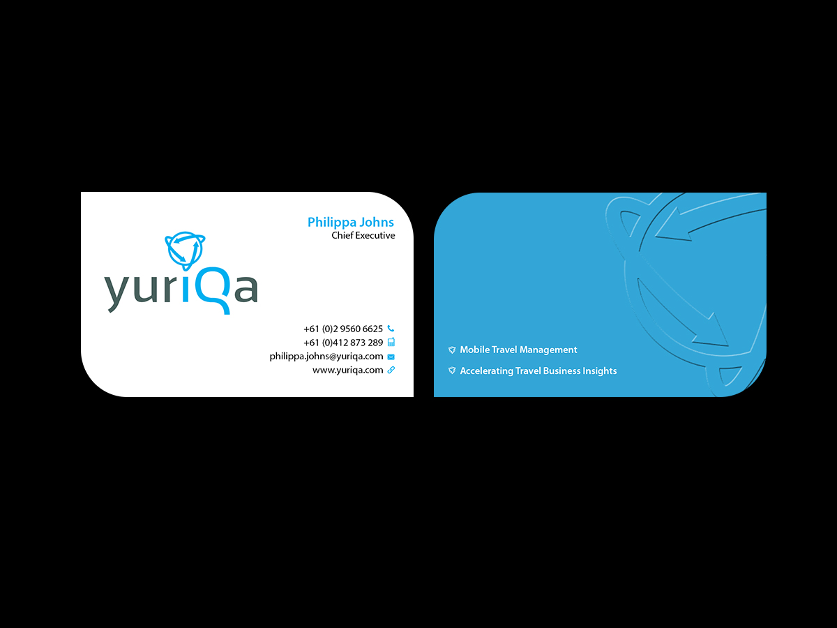 Design de Carte de Visite par Creations Box 2015 pour Yuriqa Pty Ltd | Design #9344834