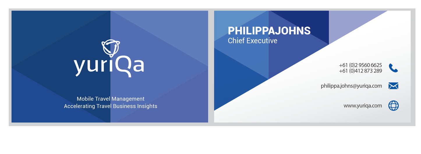 Design de Carte de Visite par Graphicient pour Yuriqa Pty Ltd | Design #9361261