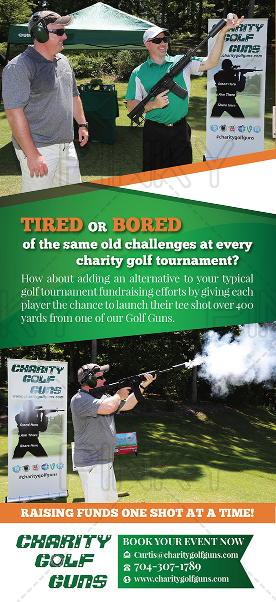 Diseño de Postal por Pinky  para Charity Golf Guns | Diseño: #9408853