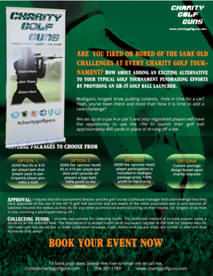Diseño de Postal por roopaljain para Charity Golf Guns | Diseño: #9388107