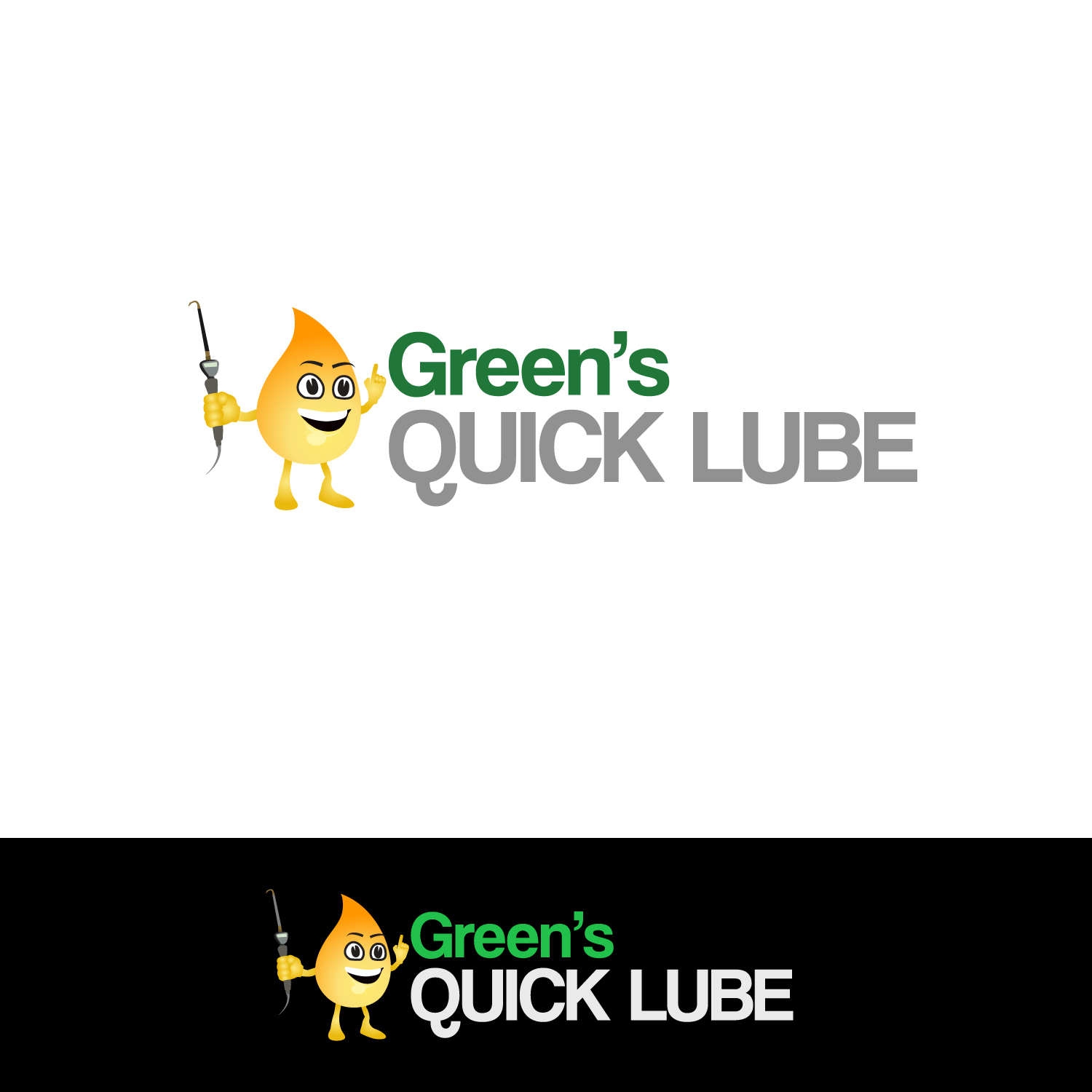 Logo Design by subinps for Greens Quick Lube | Design #9365652