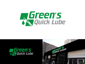 Logo-Design von ArtMissile für Greens Quick Lube | Design: #9350441