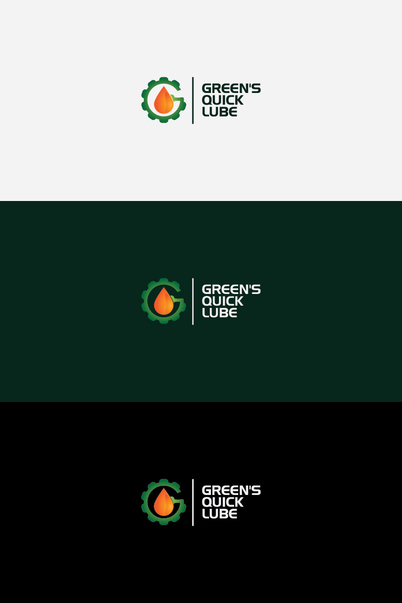 Logo Design by eko07 for Greens Quick Lube | Design #9346325