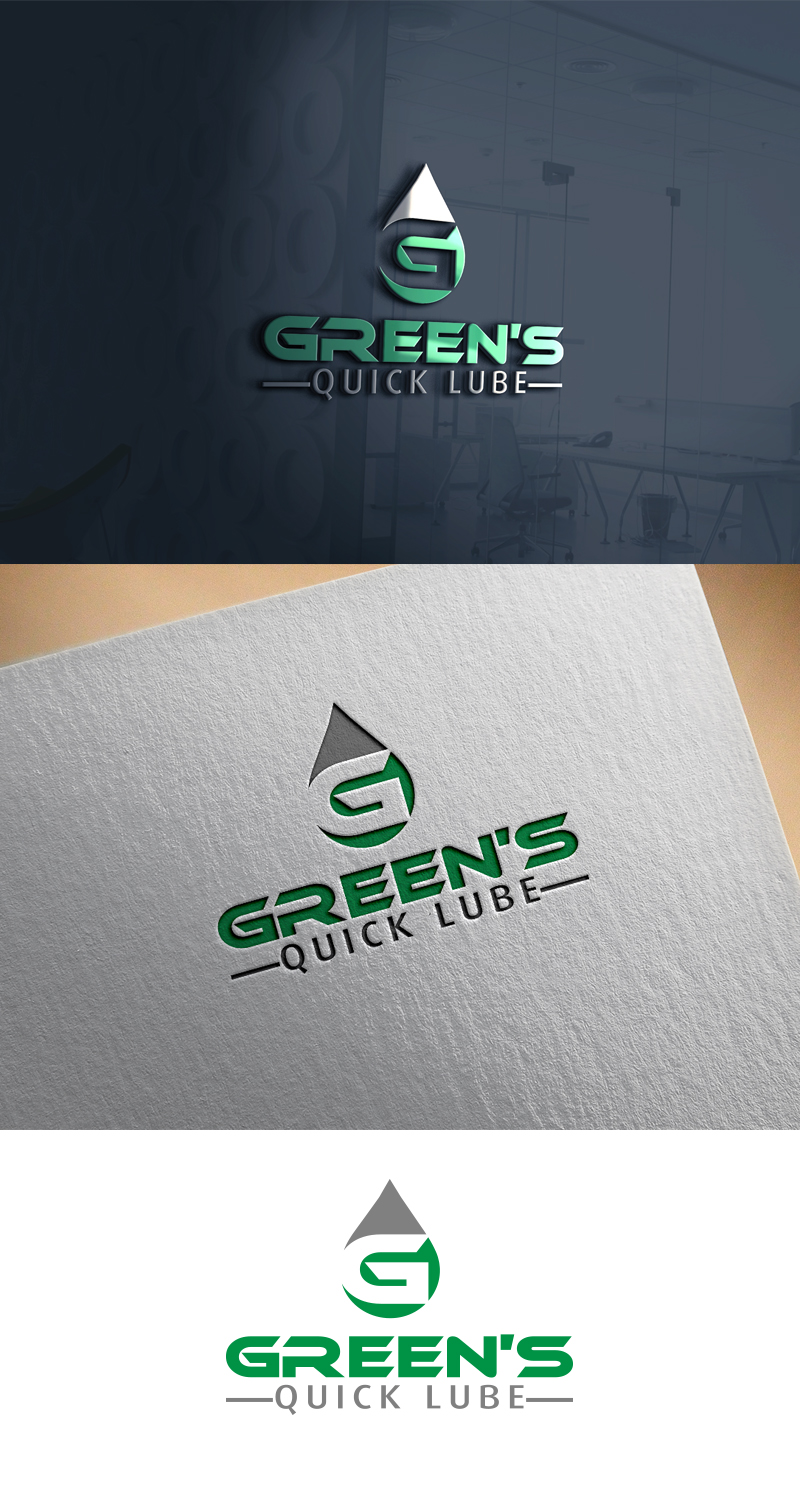 Logo-Design von Lisa creative für Greens Quick Lube | Design: #9352580