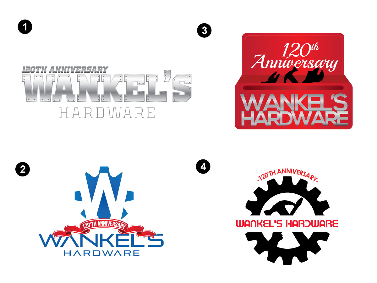 Logo Design by ney@onedaygraphics for wankel's hardware | Design #9337291