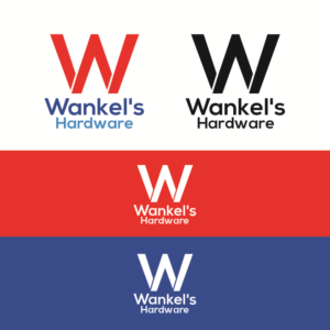 Logo Design by Raheel Saeed for wankel's hardware | Design: #9339140