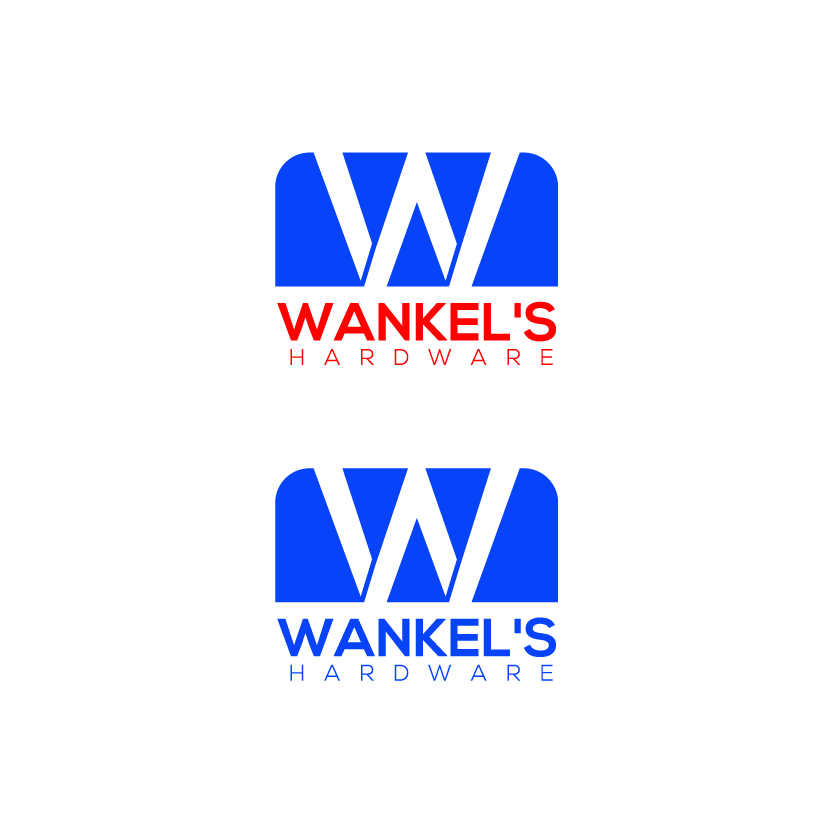 Logo Design by Raheel Saeed for wankel's hardware | Design #9413640