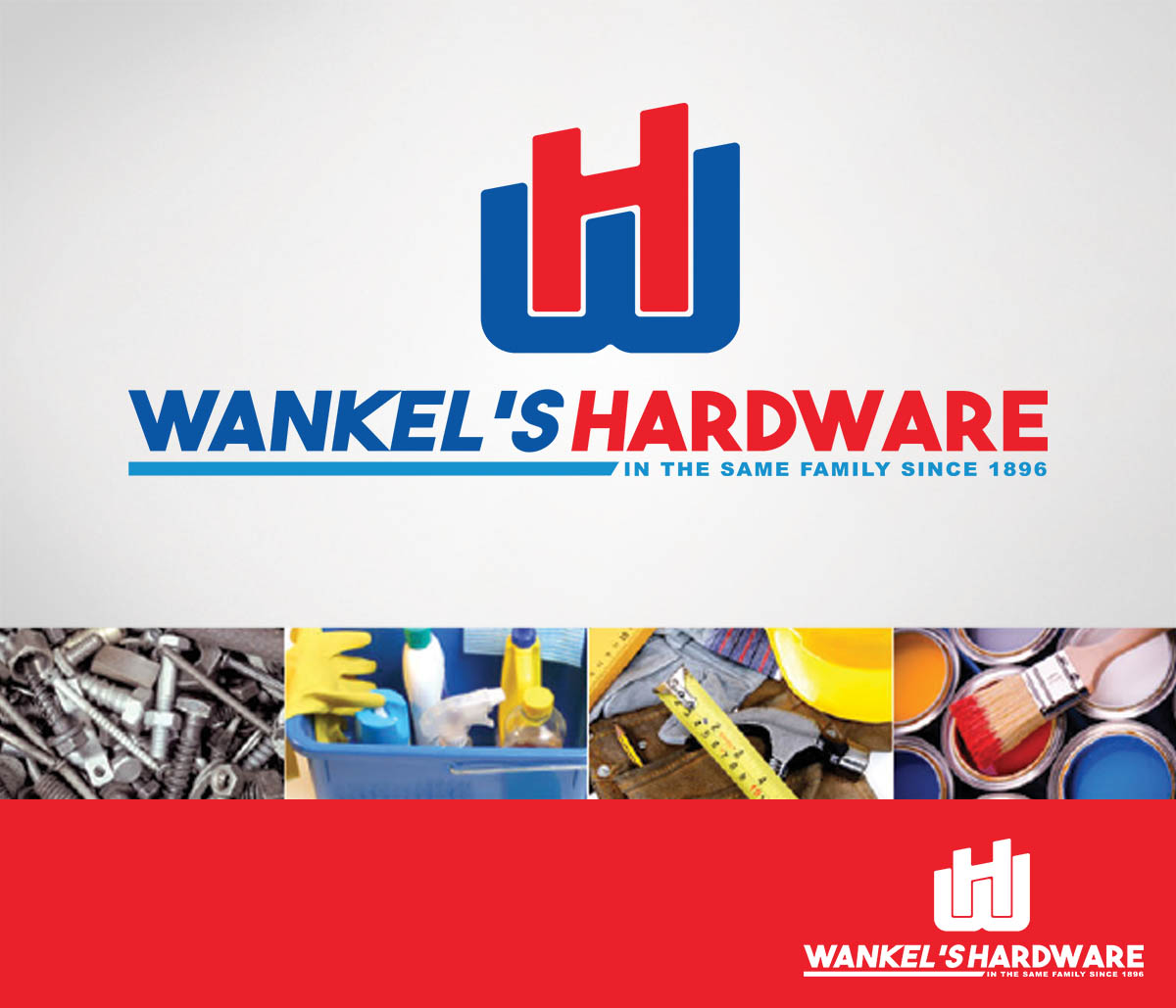 Logo Design by Coolkids for wankel's hardware | Design #9347378