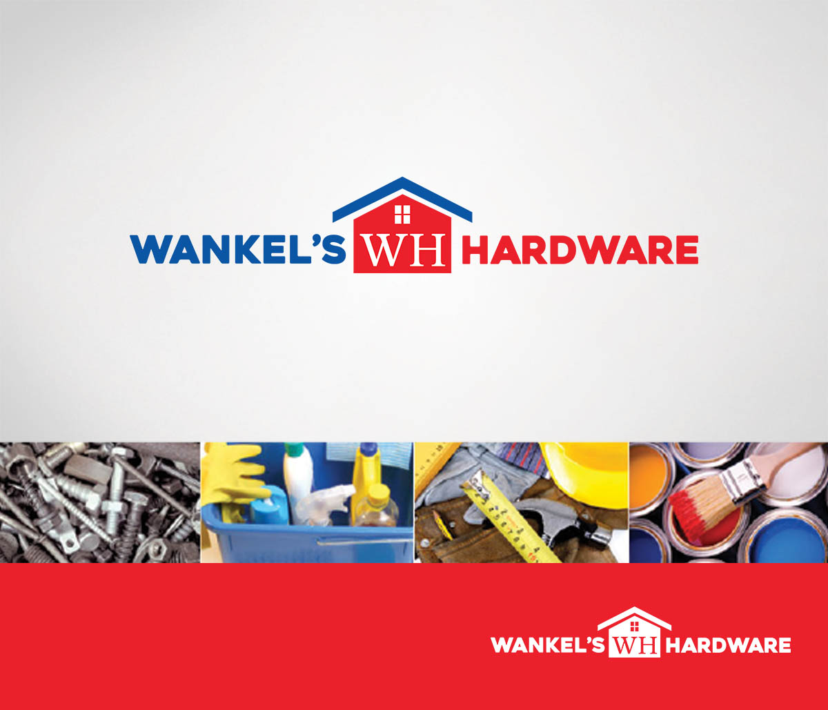 Logo Design by Coolkids for wankel's hardware | Design #9347676