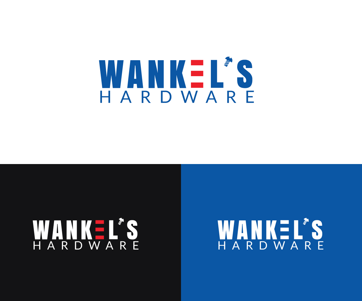 Logo Design by Hana M. for wankel's hardware | Design #9338023