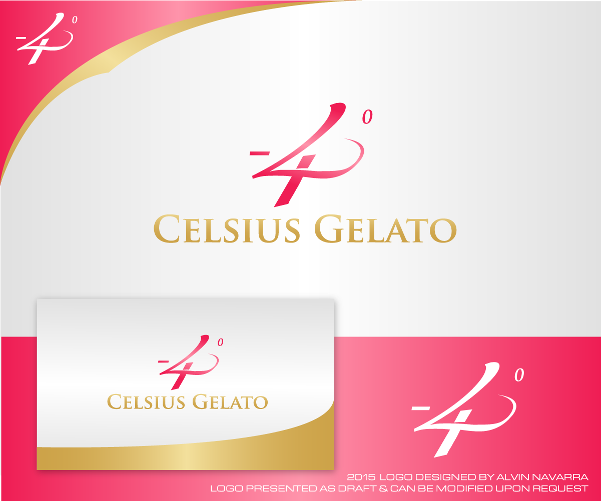 Logo Design by alvinnavarra for - 4° Celsius Gelato | Design #9441006