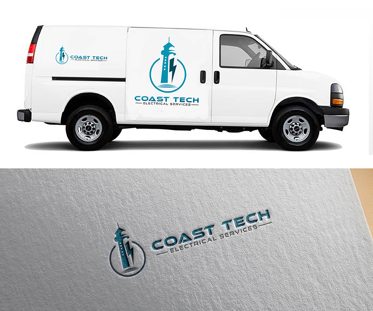 Diseño de Logo por pixelgrapix para Coast tech  | Diseño #9353061