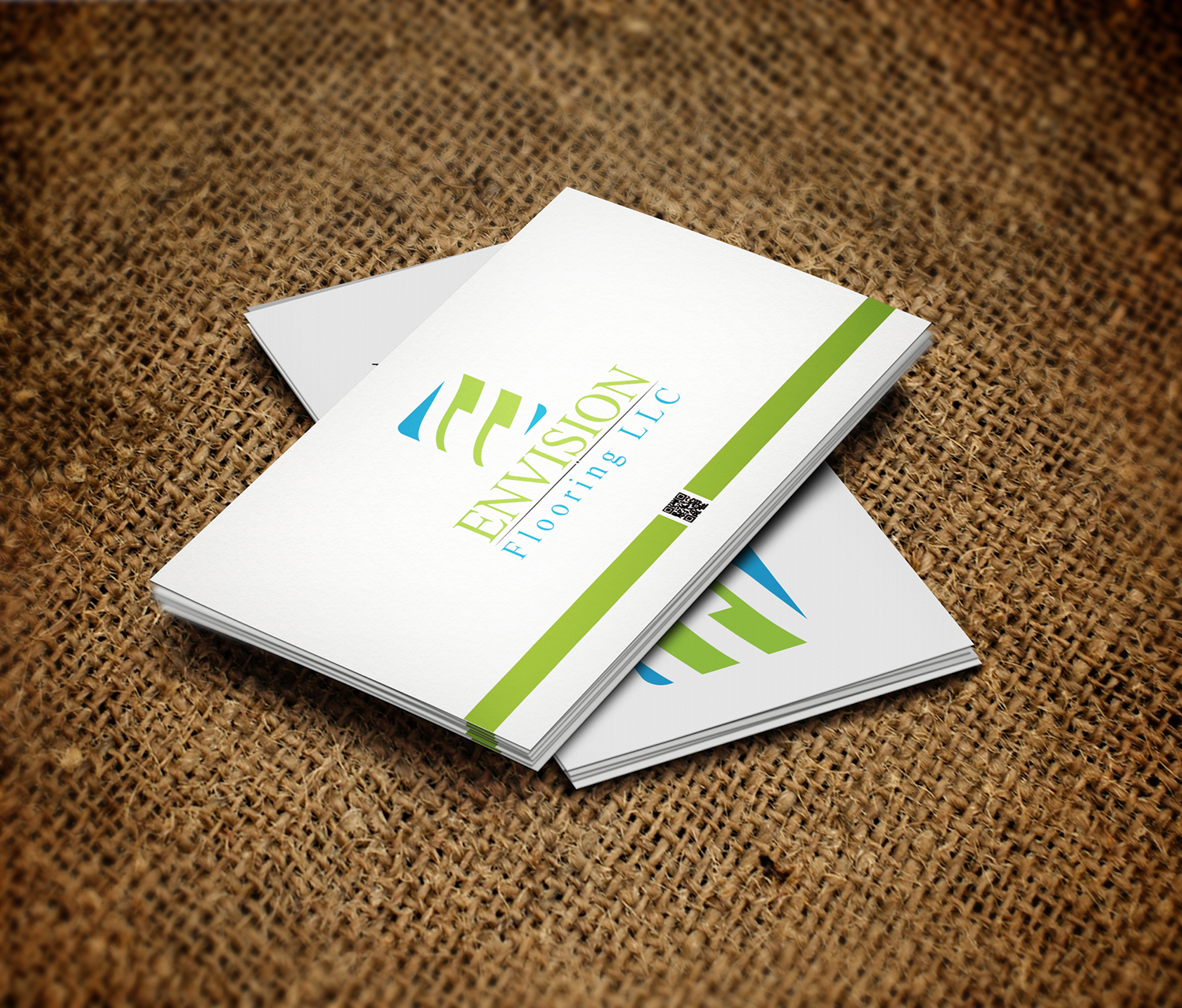 Logo Design by Adeel Hanif® for Envision Flooring LLC | Design #9409692
