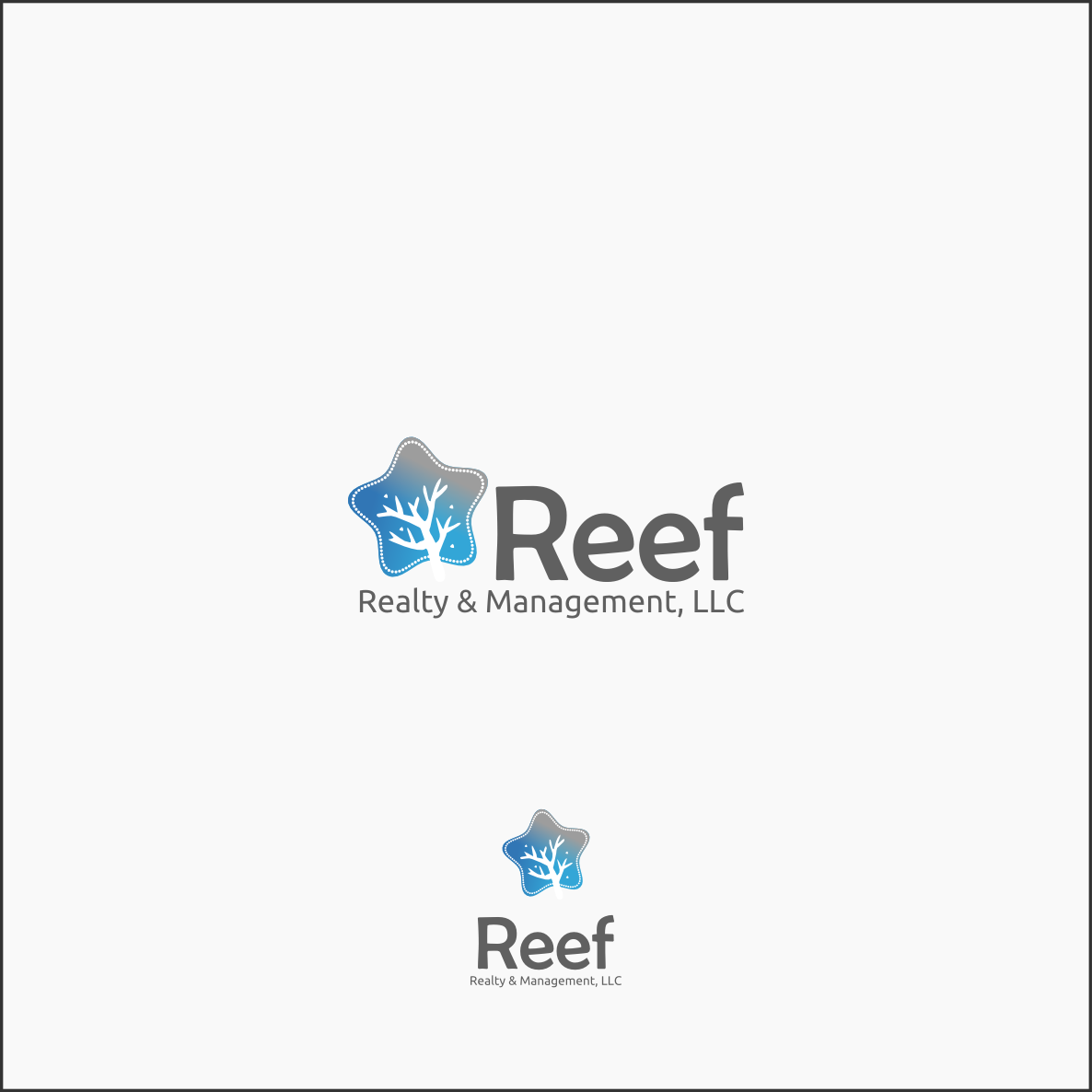 Logo Design by ChinMaya for Reef Realty & Management, LLC | Design #9519051