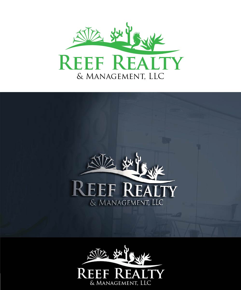Logo Design by joliau for Reef Realty & Management, LLC | Design #9470386