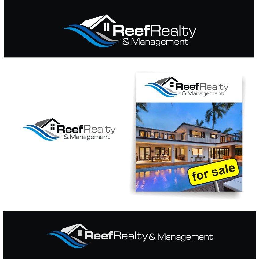 Logo-Design von Arham Hidayat für Reef Realty & Management, LLC | Design #9496837