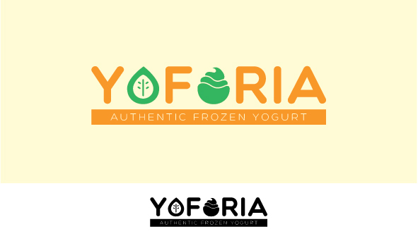 Logo Design by dolp for Yoforia Frozen Yogurt | Design #2098789