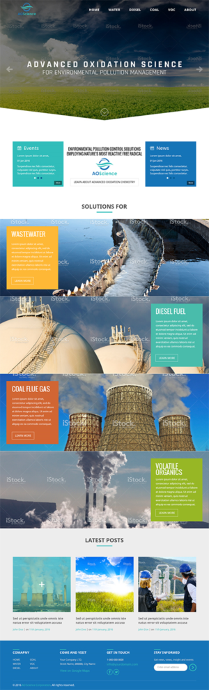 Web Design par RupalTechno pour AO Science Corporation | Design : #9464518