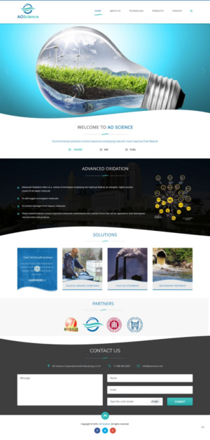 Web Design by pb for AO Science Corporation | Design: #9354019